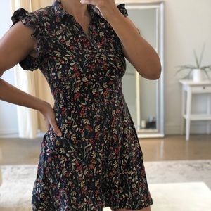 Zara Floral skort romper